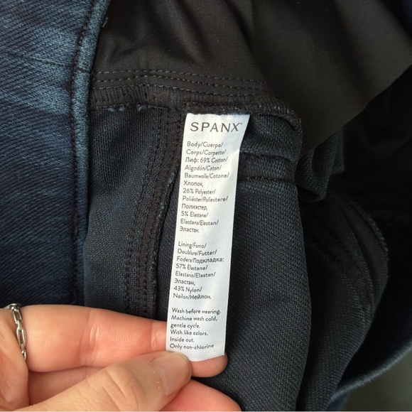 SPANX Jean-ish Ankle Leggings Twilight Rinse - Picture 12 of 12